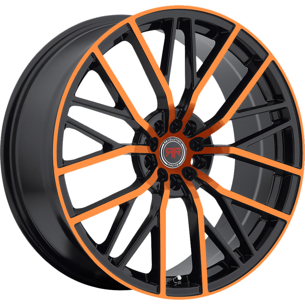 Revolution Racing RR07 Black Orange Wheel