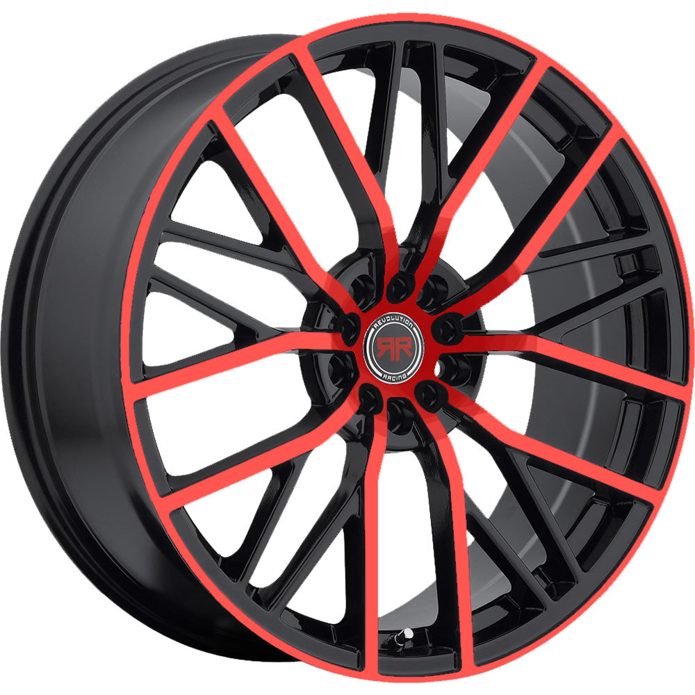 Revolution Racing RR07 Black Red Wheel