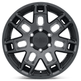 Black Rhino RIDGE 17x8.5 0mm Matte Black
