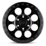 Black Rhino RIOT 17x8.5 0 Matte Black   truck wheel