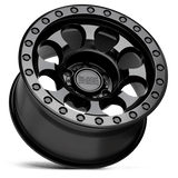 Black Rhino RIOT 17x8.5 0 Matte Black   truck wheel