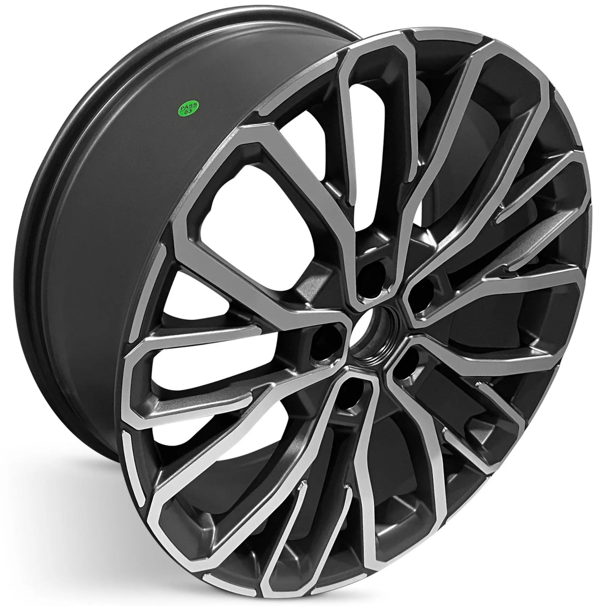 Road Ready RRW-09290 Charcoal Machined Wheel