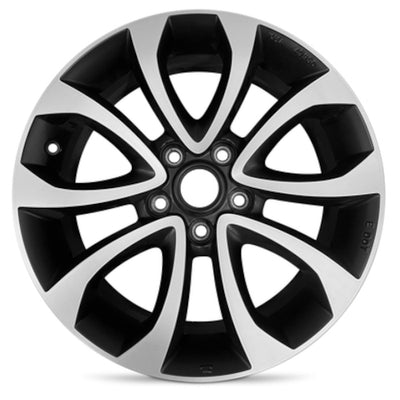 Road Ready RRW-62563 Black Machined Wheel