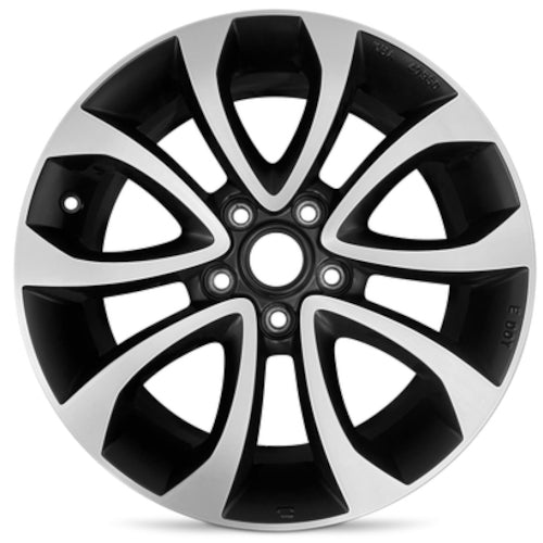 Road Ready RRW-62616 Black Machined Wheel