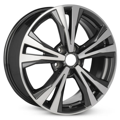 Road Ready RRW-62747 Black Machined Wheel