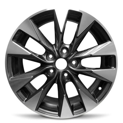 Road Ready RRW-62758 Charcoal Machined Wheel