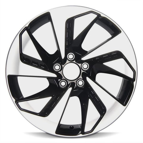 Road Ready RRW-64070 Black Machined Wheel