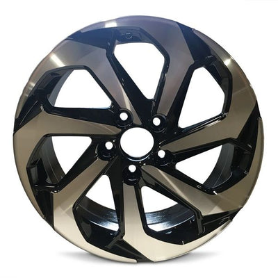 Road Ready RRW-64080 Black Machined Wheel
