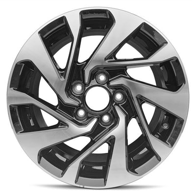 Road Ready RRW-64095B Black Machined Wheel