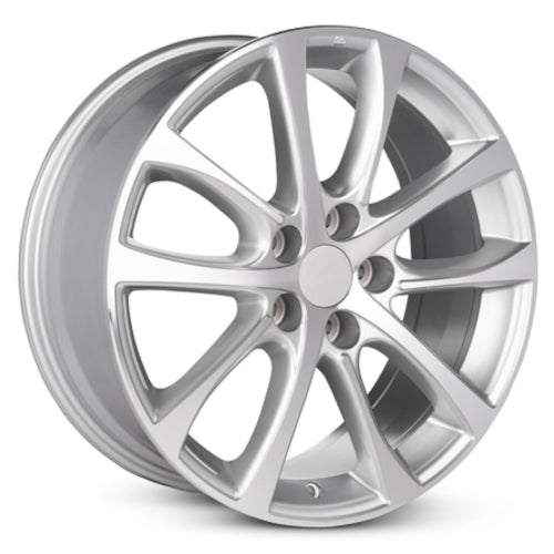 Road Ready RRW-69624A Silver Machined Wheel
