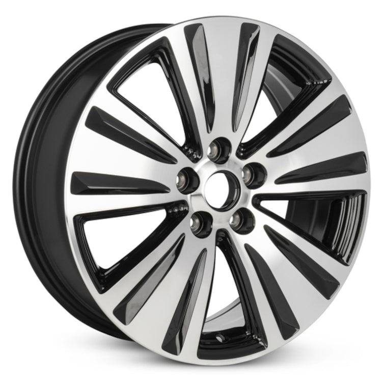 Road Ready RRW-74697 Black Machined Wheel