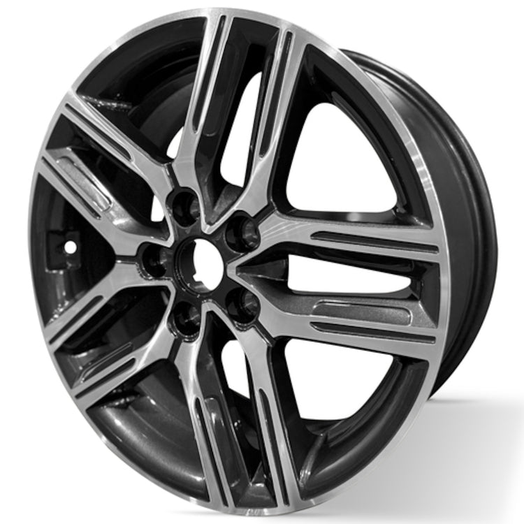 Road Ready RRW-74780 Black Machined Wheel