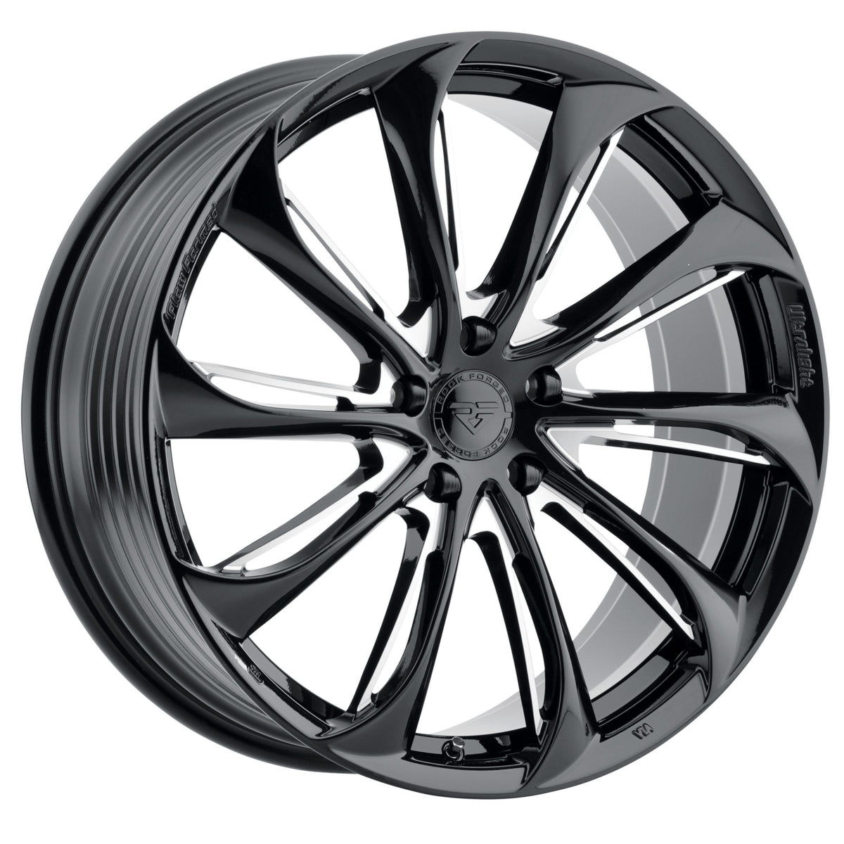 Rock Forged FF25 Black Milled Wheel