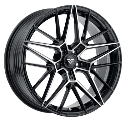 Rock Forged FF35 Black Machined Wheel