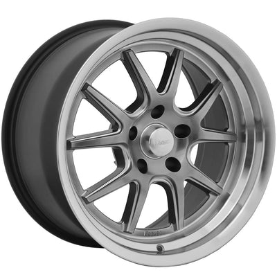Rocket Racing Attack Gunmetal Machined Wheel