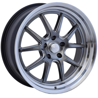 Rocket Racing Attack Gunmetal Machined Wheel