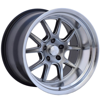 Rocket Racing Attack Gunmetal Machined Wheel