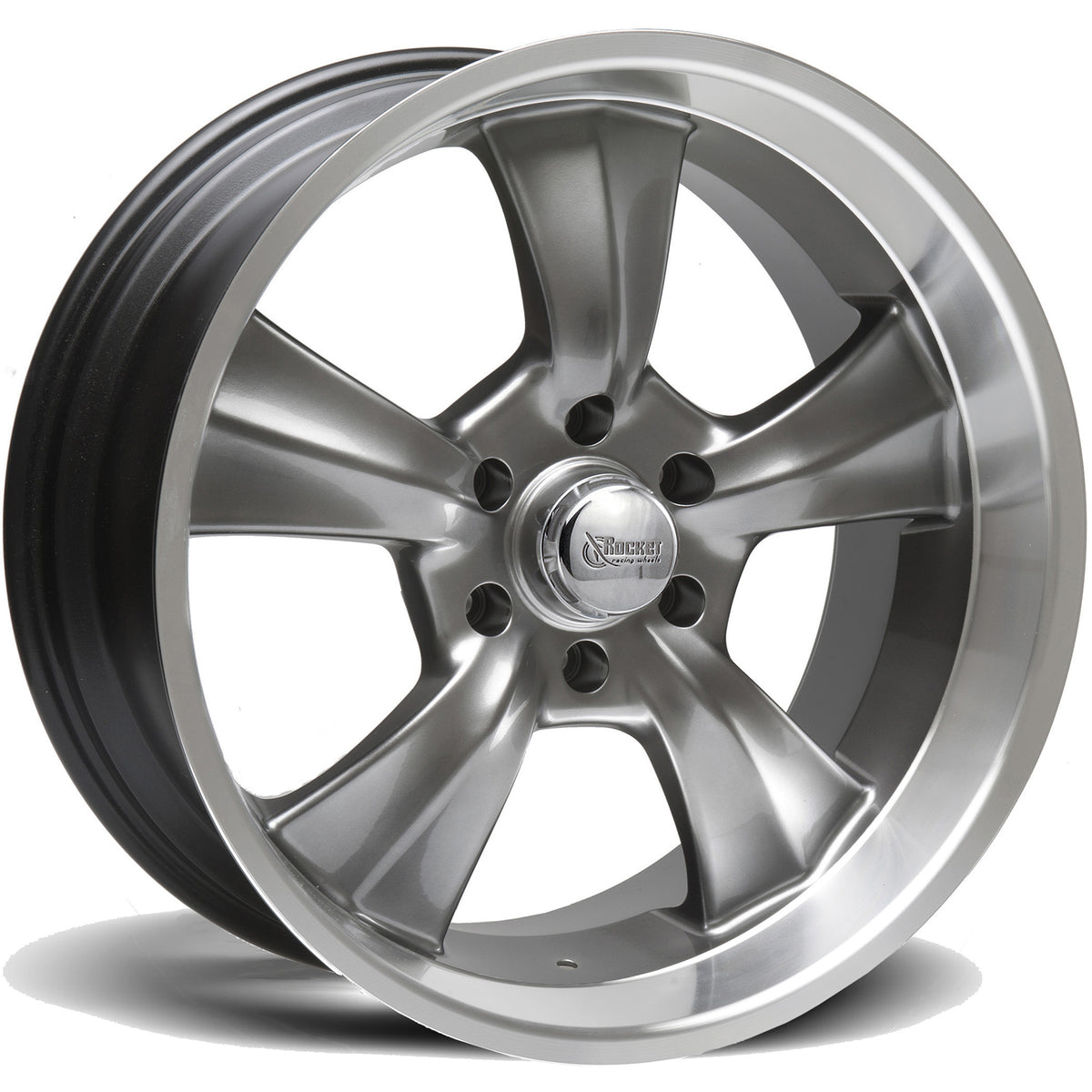 Rocket Racing Booster 6 Gunmetal Machined Wheel