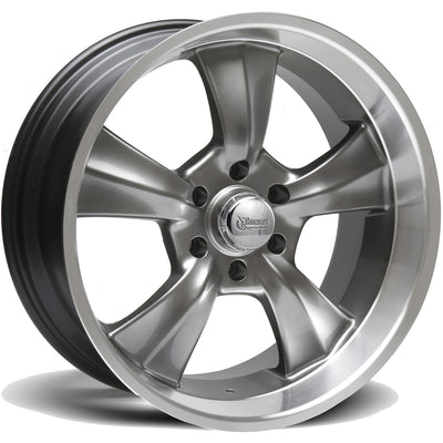 Rocket Racing Booster 6 Gunmetal Machined Wheel