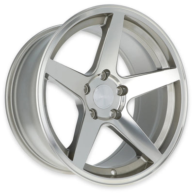 Rocket Racing Flare Gray Machined wheel