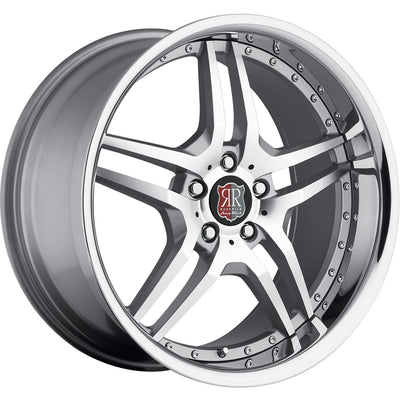 Roderick RW2 Silver Machined Wheel