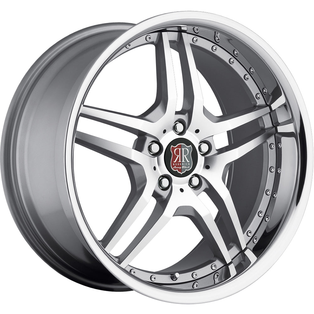 Roderick RW2 Silver Machined Wheel