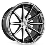 Rohana RFC10 Black Machined Wheel