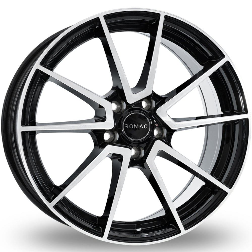 Romac Air Black Machined Wheel