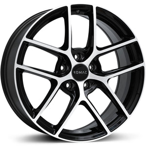 Romac Diablo Machined Black wheel
