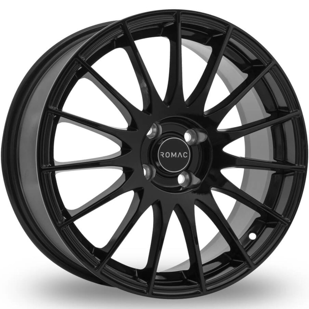 Romac Pulse Gloss Black Wheel