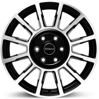 Romac Stealth Black Machined Wheel