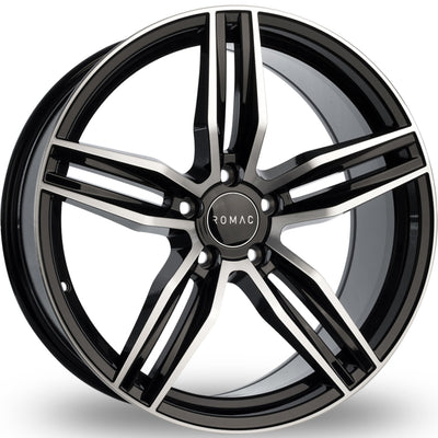 Romac Venom Black Machined Wheel