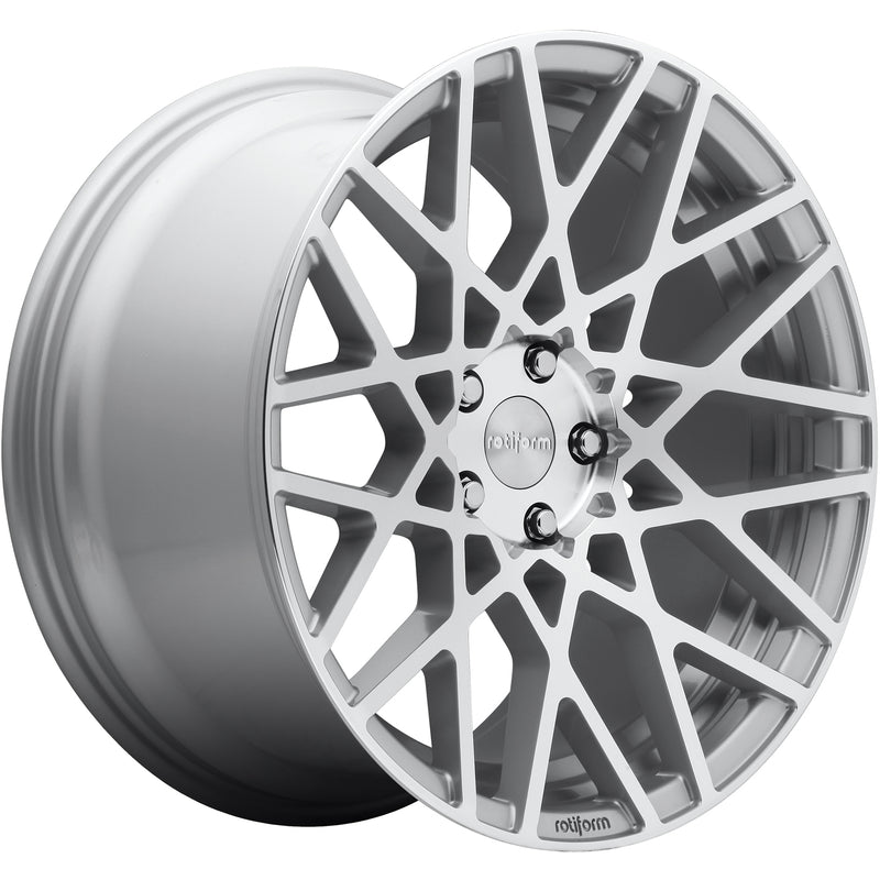Rotiform BLQ Silver Machined Wheel