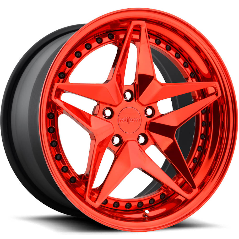 Rotiform Forged AVV Red Wheel