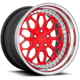 Rotiform Forged BTC Red Wheel