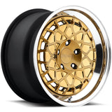 Rotiform Forged BTH Gold Polished Wheel