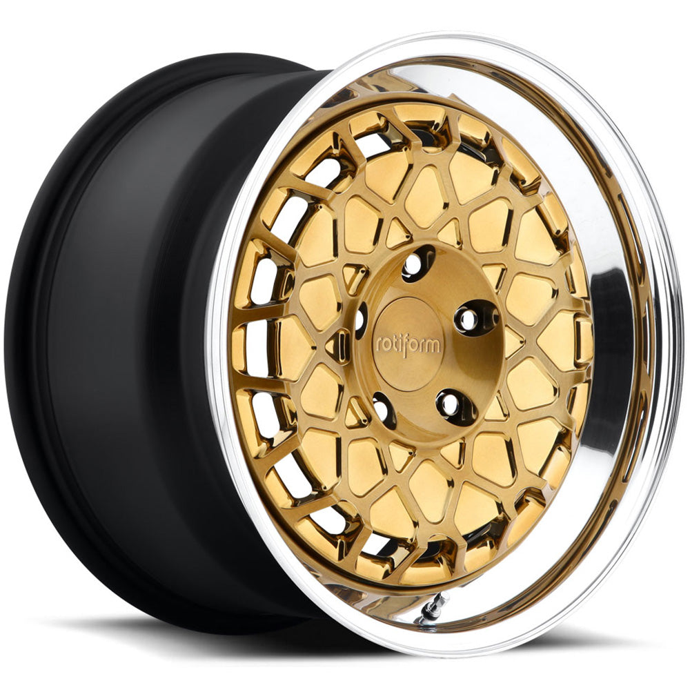Rotiform Forged BTH Gold Polished Wheel