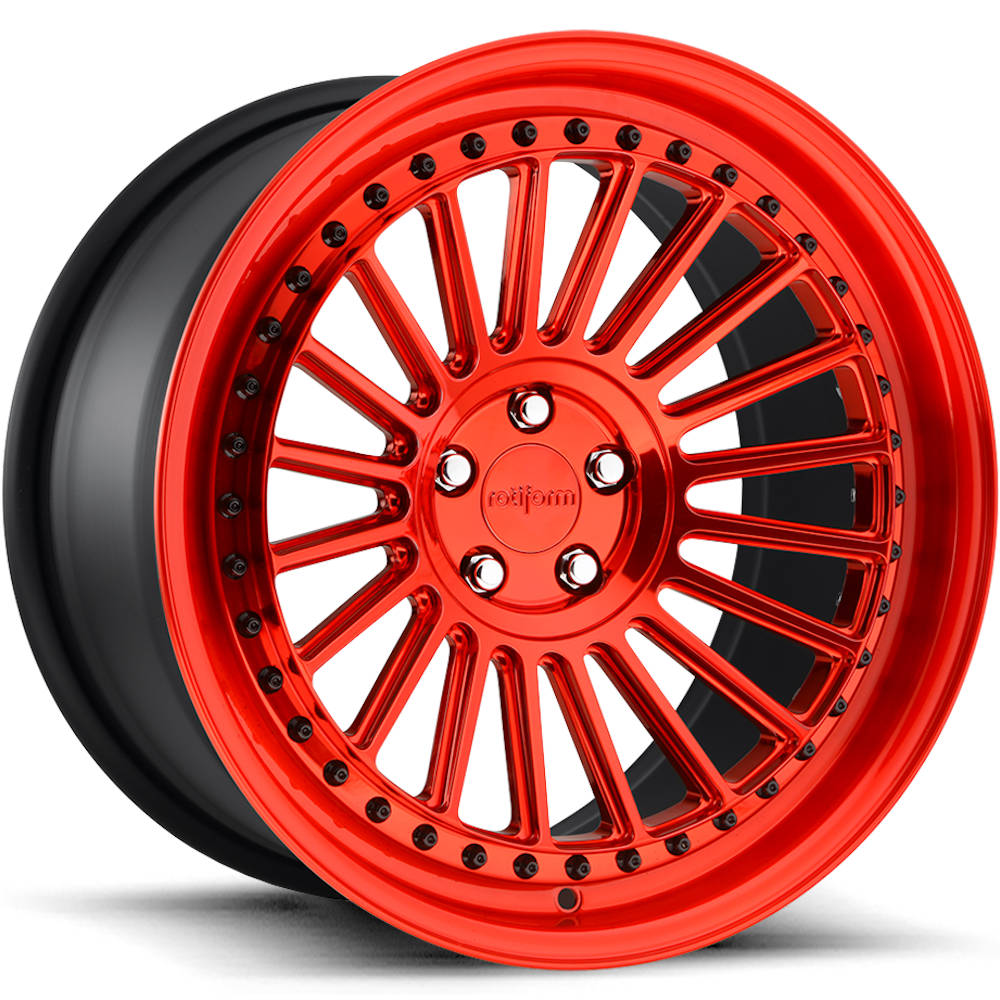 Rotiform Forged BUC Red Brushed Wheel