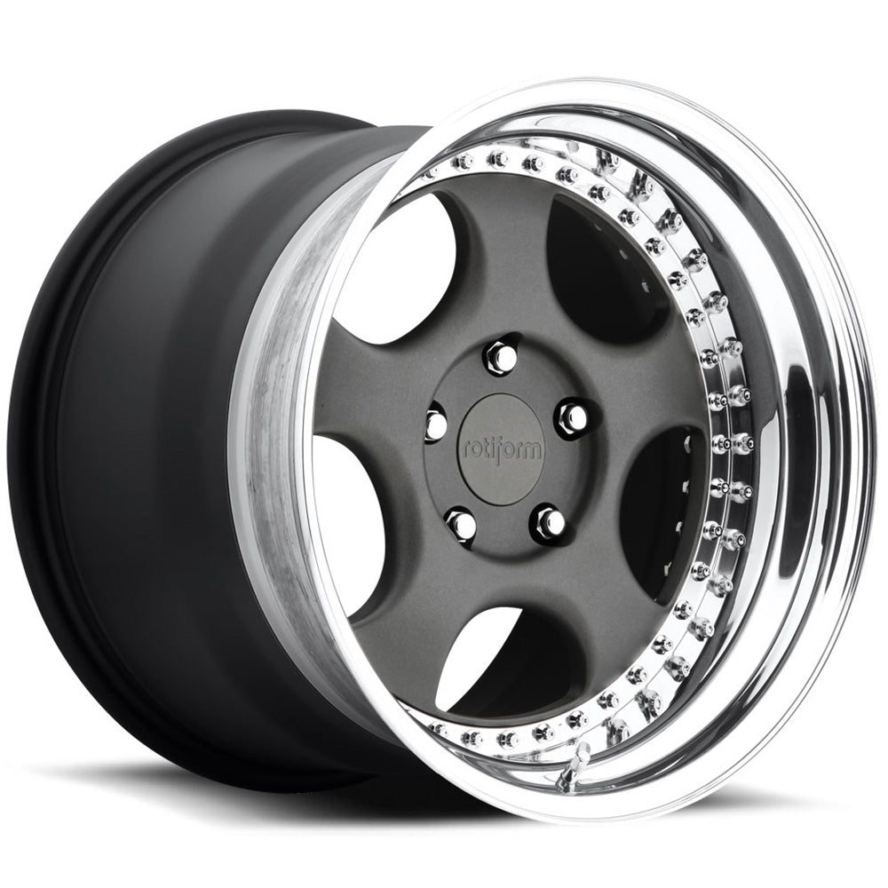 Rotiform Forged CUP Gray Polished Wheel