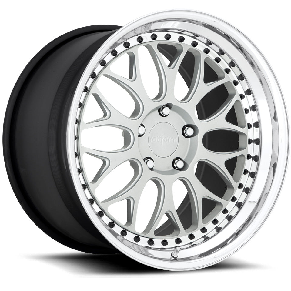 Rotiform Forged DAB Silver Polished Wheel