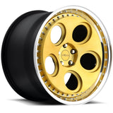 Rotiform Forged DIA Gold Polished Wheel