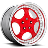 Rotiform Forged KLU Red Polished Wheel