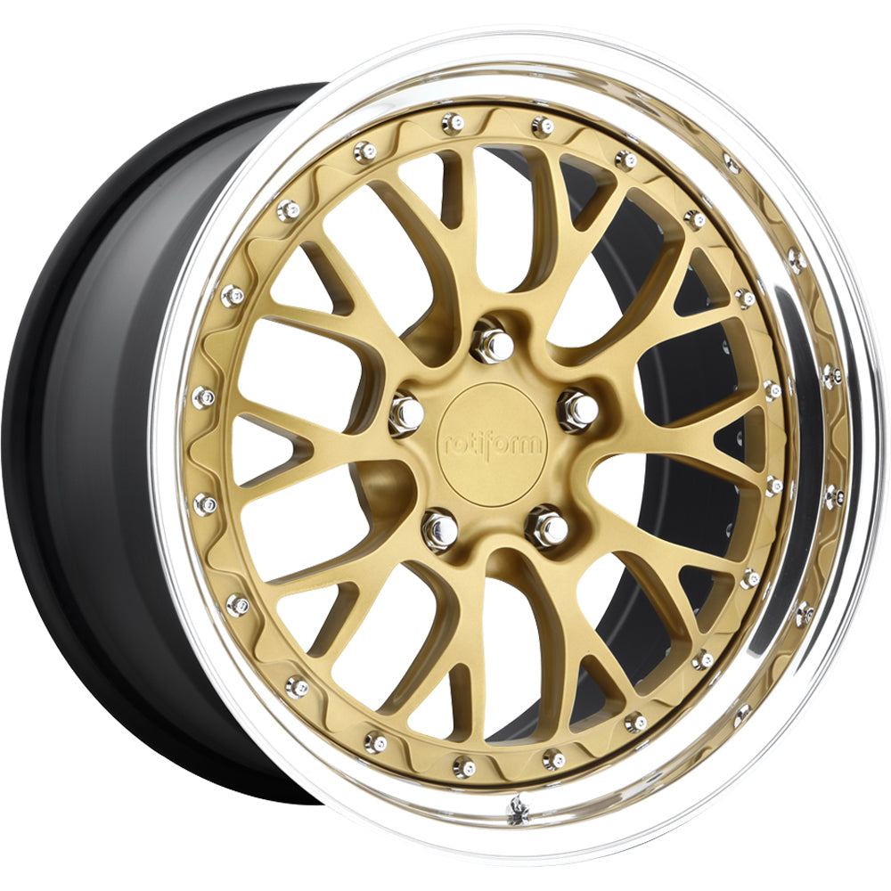 Rotiform Forged LSR Gold Polished Wheel