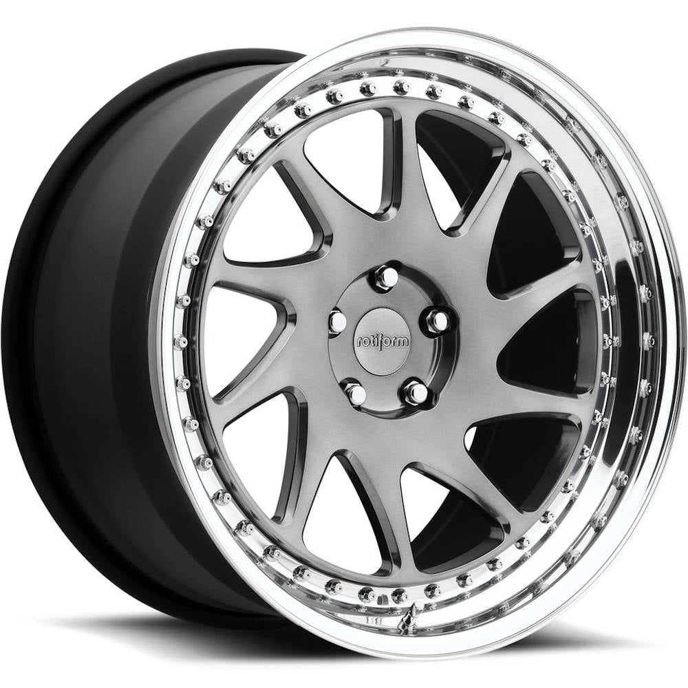 Rotiform Forged OZT Black Polished Wheel