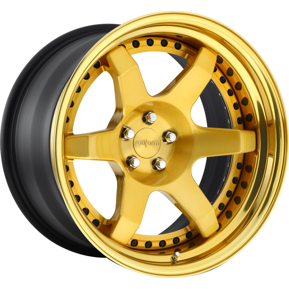 Rotiform Forged SIX Gold Wheel