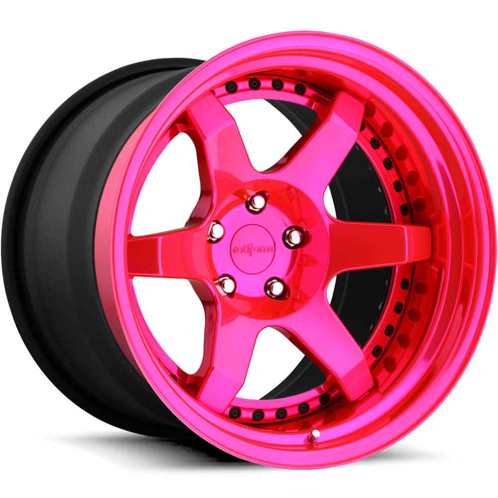 Rotiform Forged SIX Pink Wheel