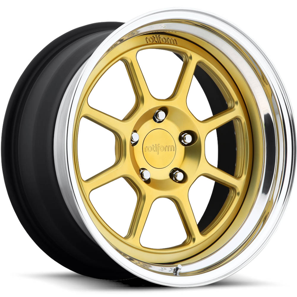 Rotiform Forged SLC Gold Polished Wheel