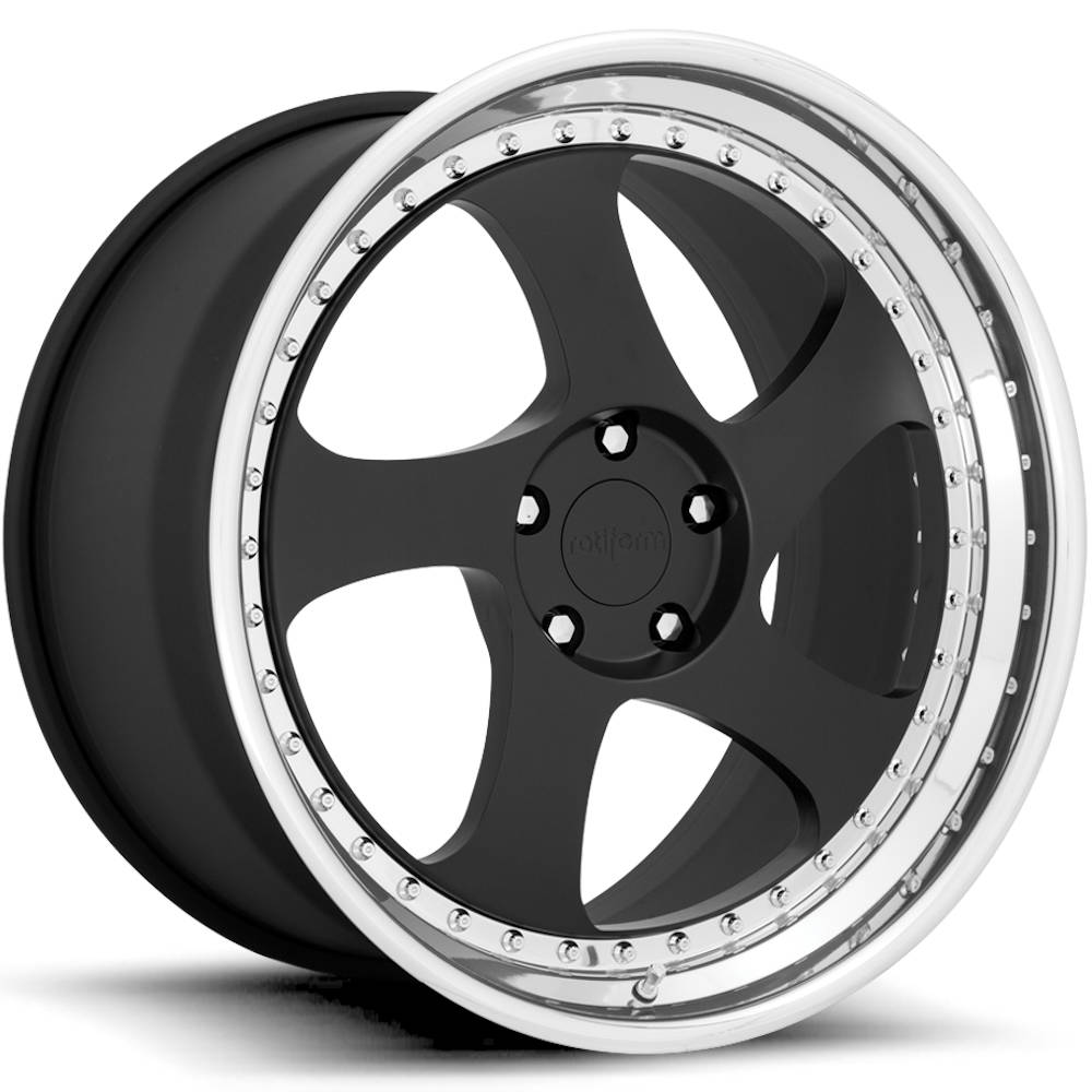 Rotiform Forged TMB Black Polished Wheel
