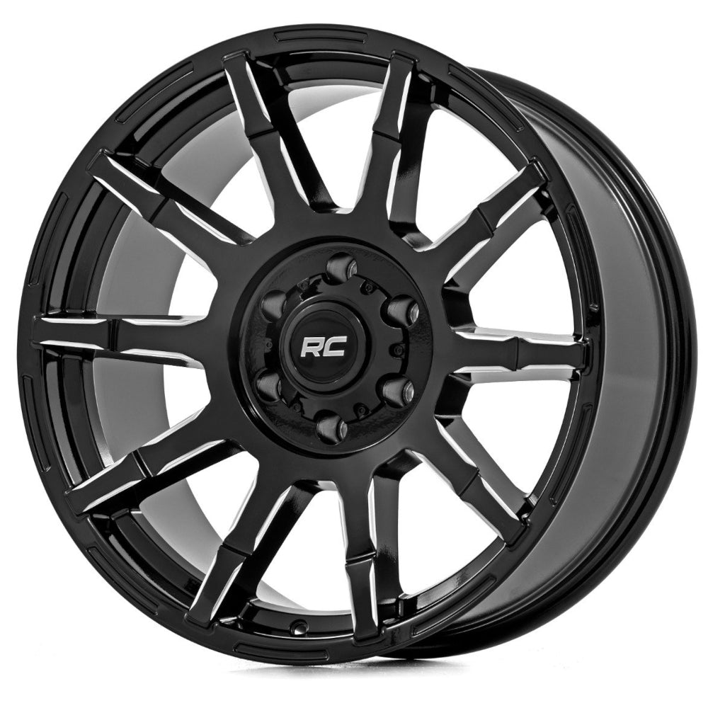 Rough Country 83 Series Black Milled Wheel