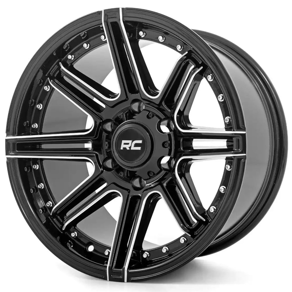 Rough Country 88 Series Black Milled Wheel